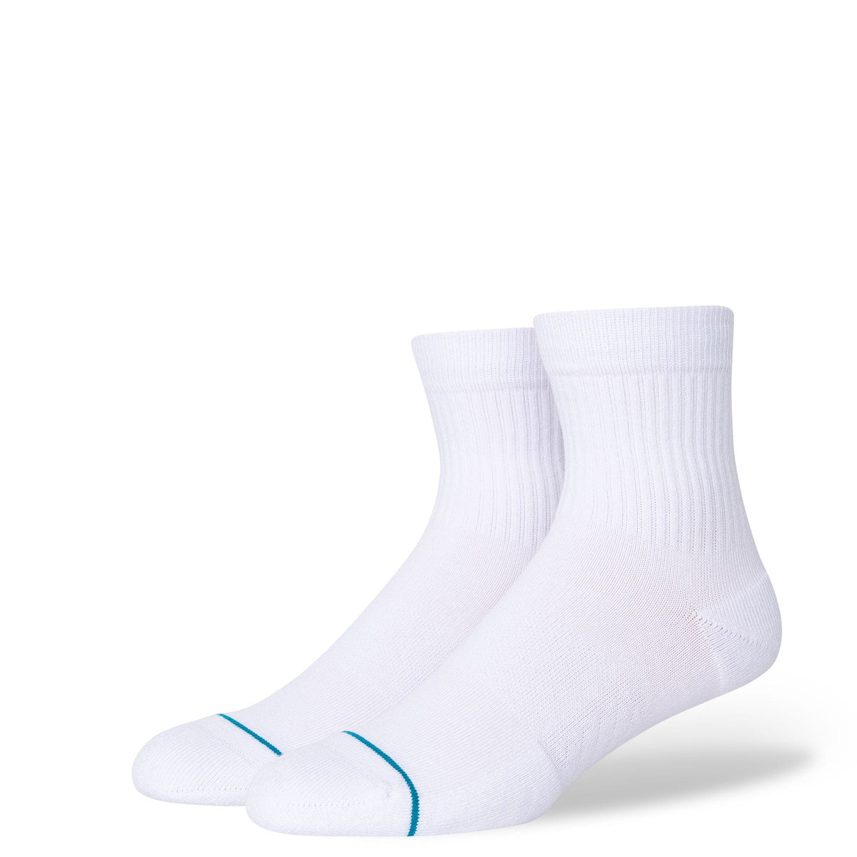 stance calze ICON QUARTER - WHITE