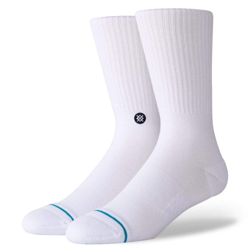 calze stance ICON WHITE/BLACK
