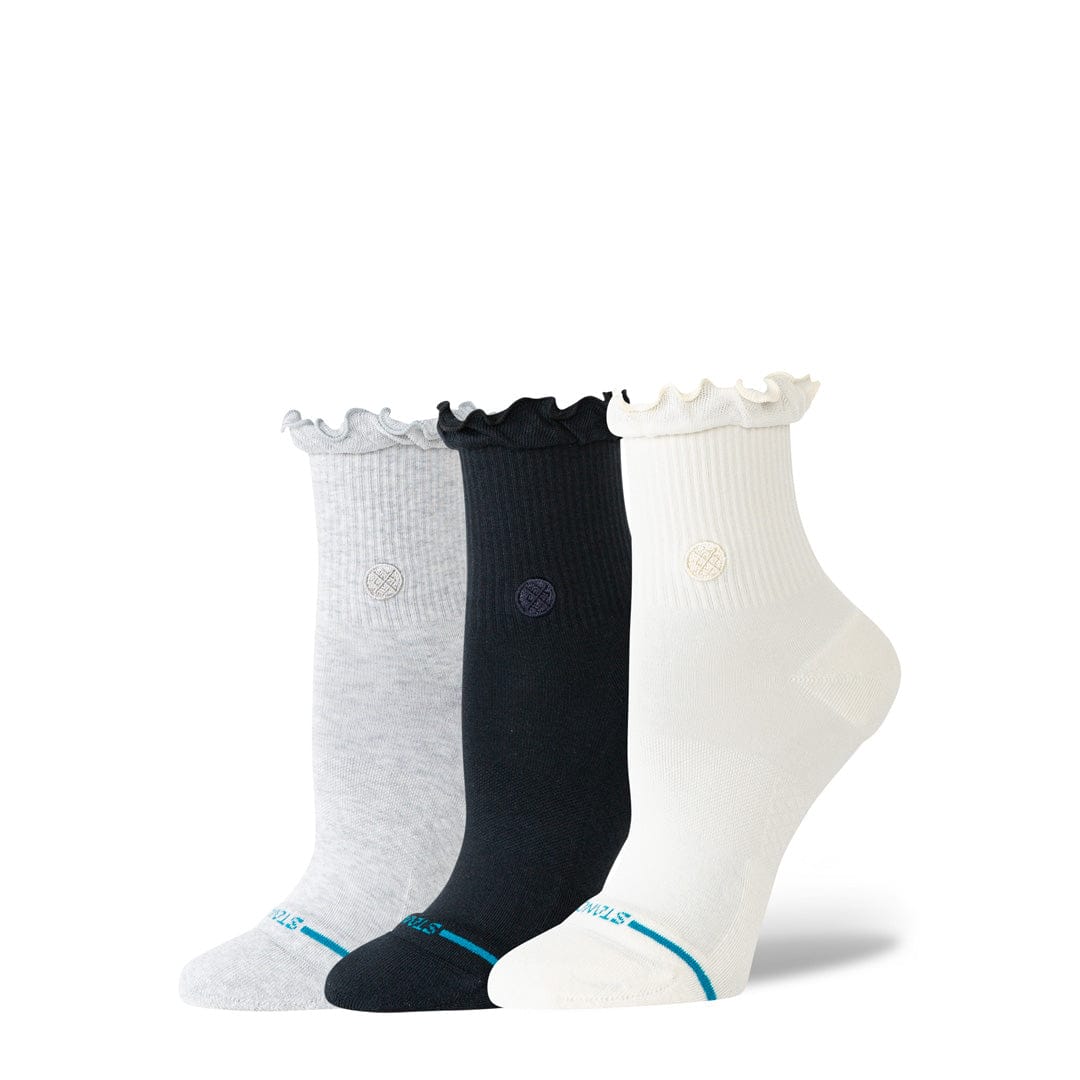 stance calze Ruffle Icon Quarter 3 Pack