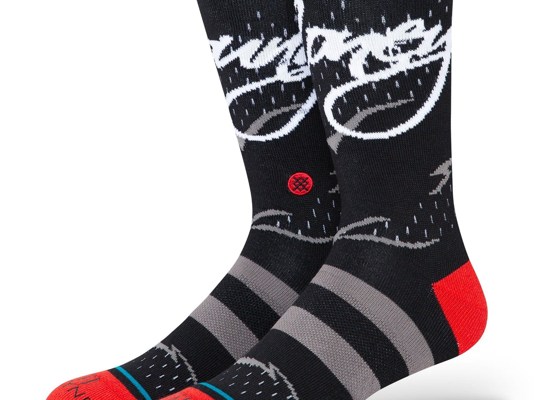Stance Calzini Dj Clash Crew, Bianco Sporco, Con Ammortizzazione E Supporto Arco Plantare