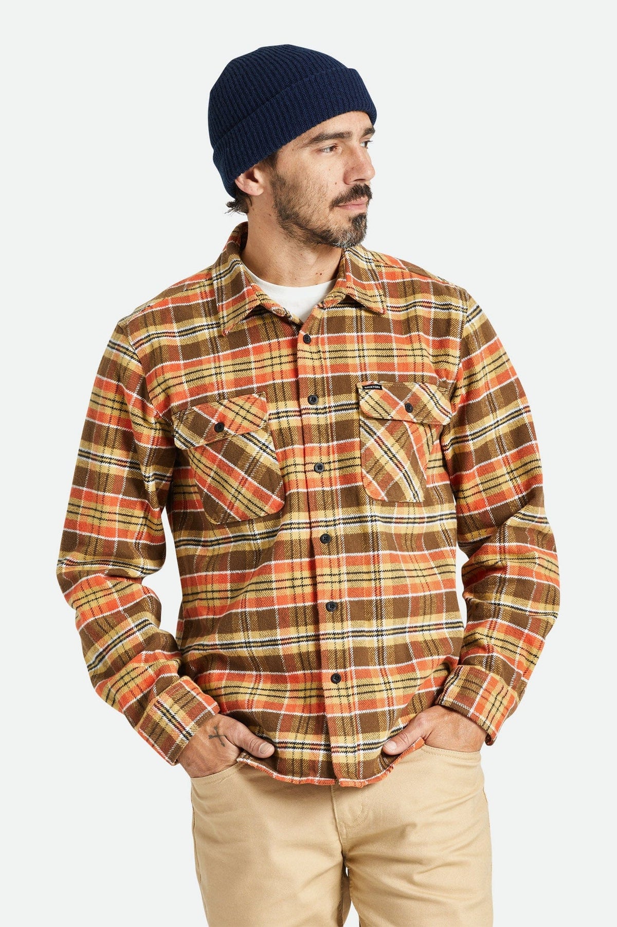 brixton camicie BOWERY HEAVY WEIGHT L S FLANNE