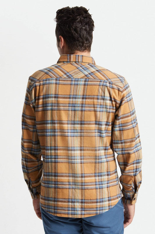 brixton Bowery L/S Flannel Lion foto 3