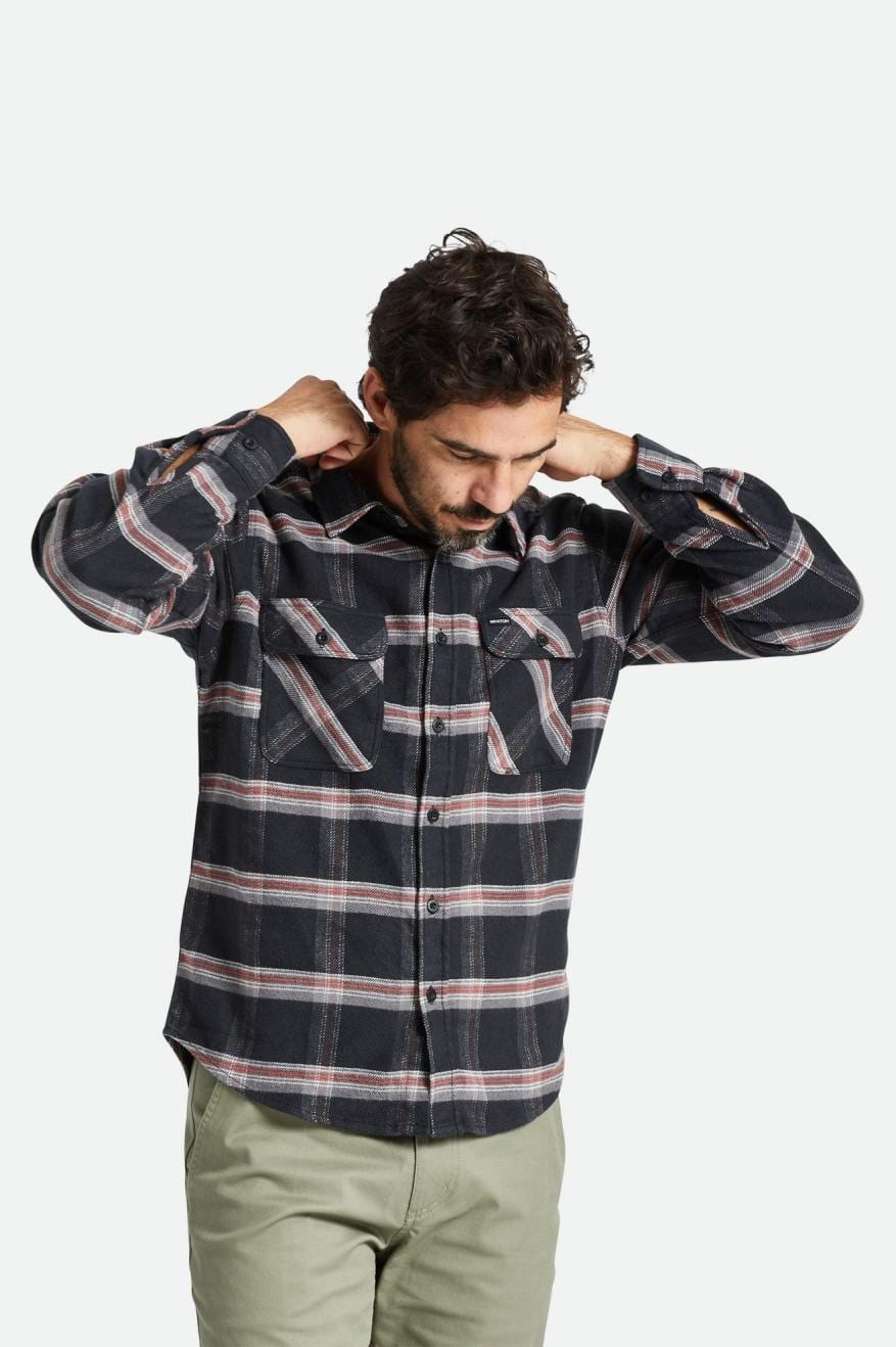 brixton camicie BOWERY STRETCH WATER RESISTANT FLANNEL