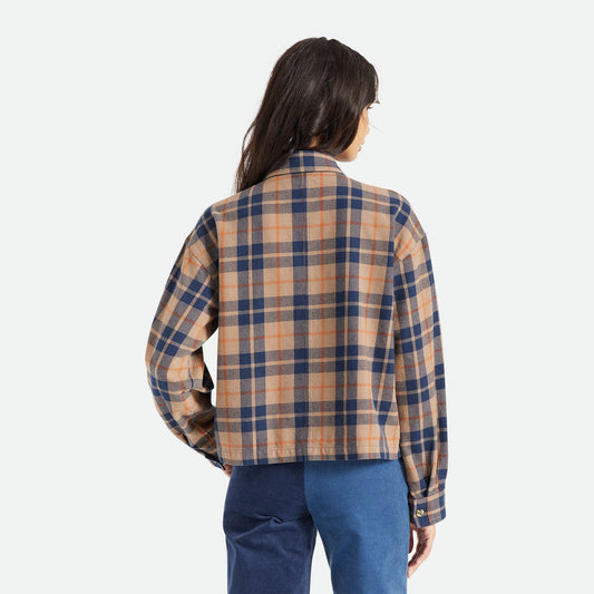 brixton BOWERY W L/S FLANNEL - PINE BARK foto 5