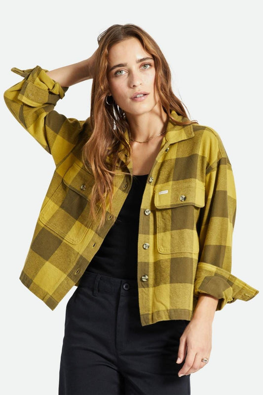 brixton BOWERY W L/S FLANNEL - WILLOW foto 2