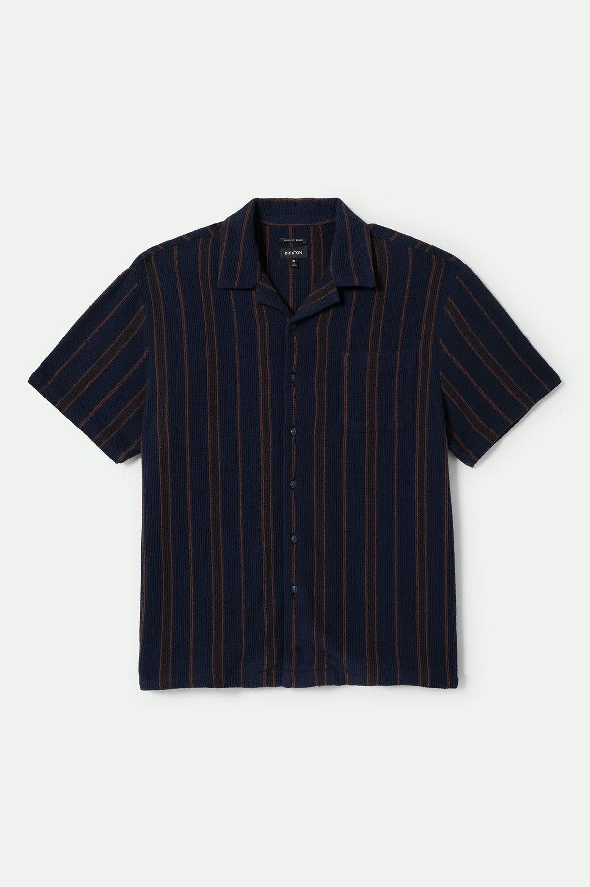 brixton camicie Bunker Waffle Stripe S S Wvn