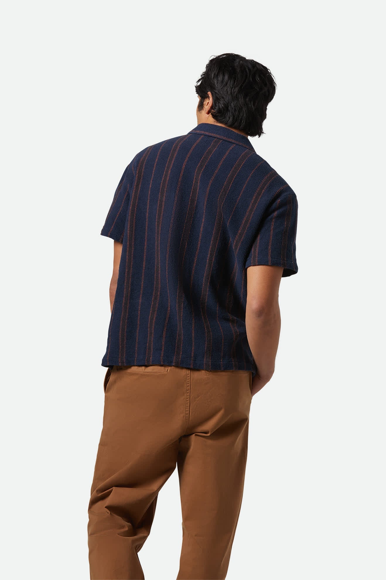 brixton camicie Bunker Waffle Stripe S S Wvn