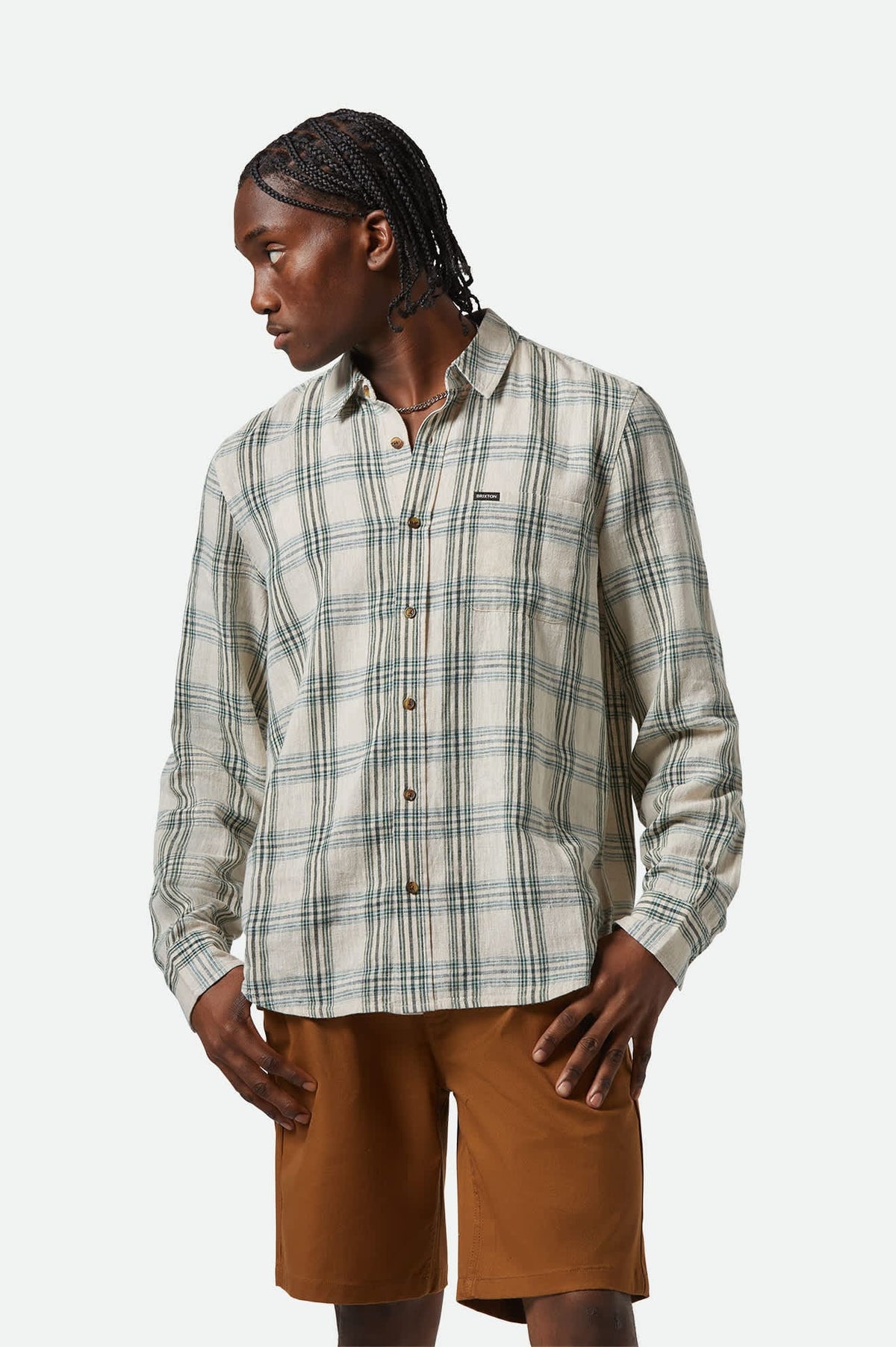 brixton camicie Charter Linen Blend L S Wvn