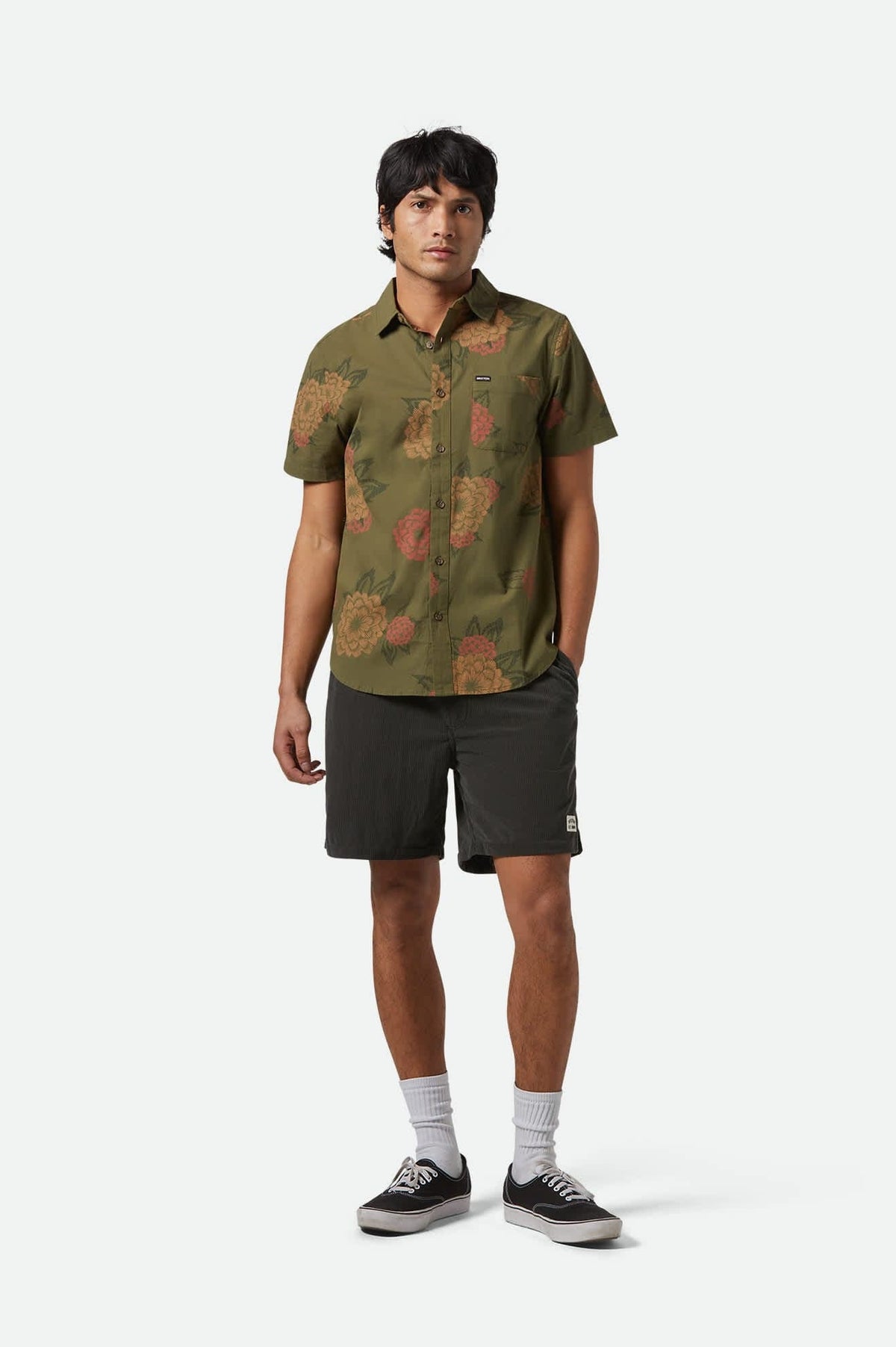 brixton camicie Charter Print S S Wvn
