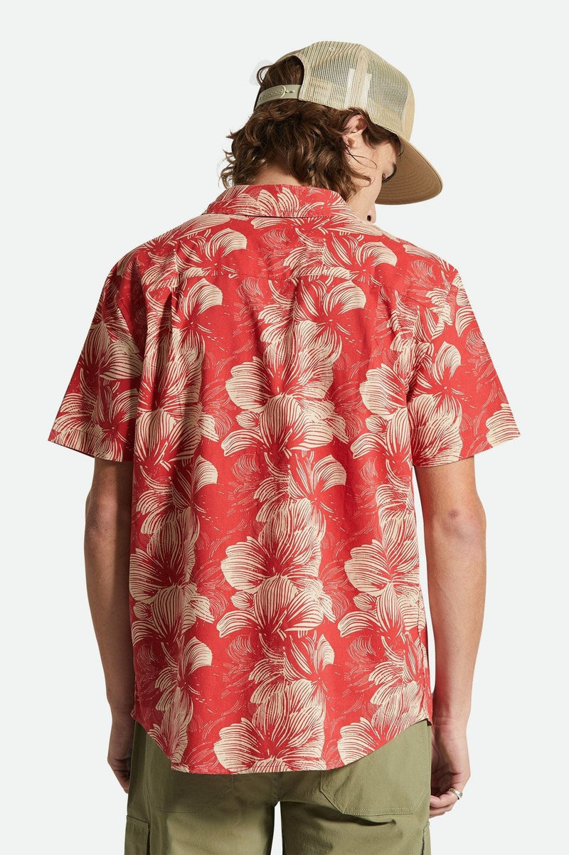 brixton camicie CHARTER PRINT S S WVN