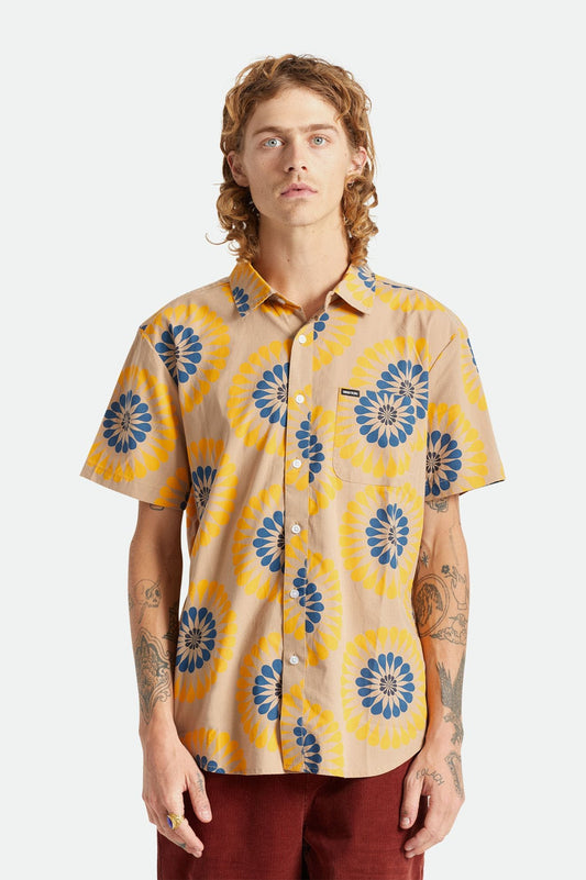 brixton CHARTER PRINT S/S WVN - MOJAVE/GOLDEN GLOW foto 2