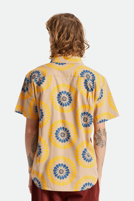 brixton CHARTER PRINT S/S WVN - MOJAVE/GOLDEN GLOW foto 4