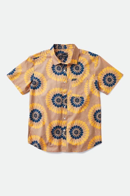 brixton CHARTER PRINT S/S WVN - MOJAVE/GOLDEN GLOW foto 1