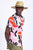 camicie brixton CHARTER PRINT S/S WVN PINK/RED