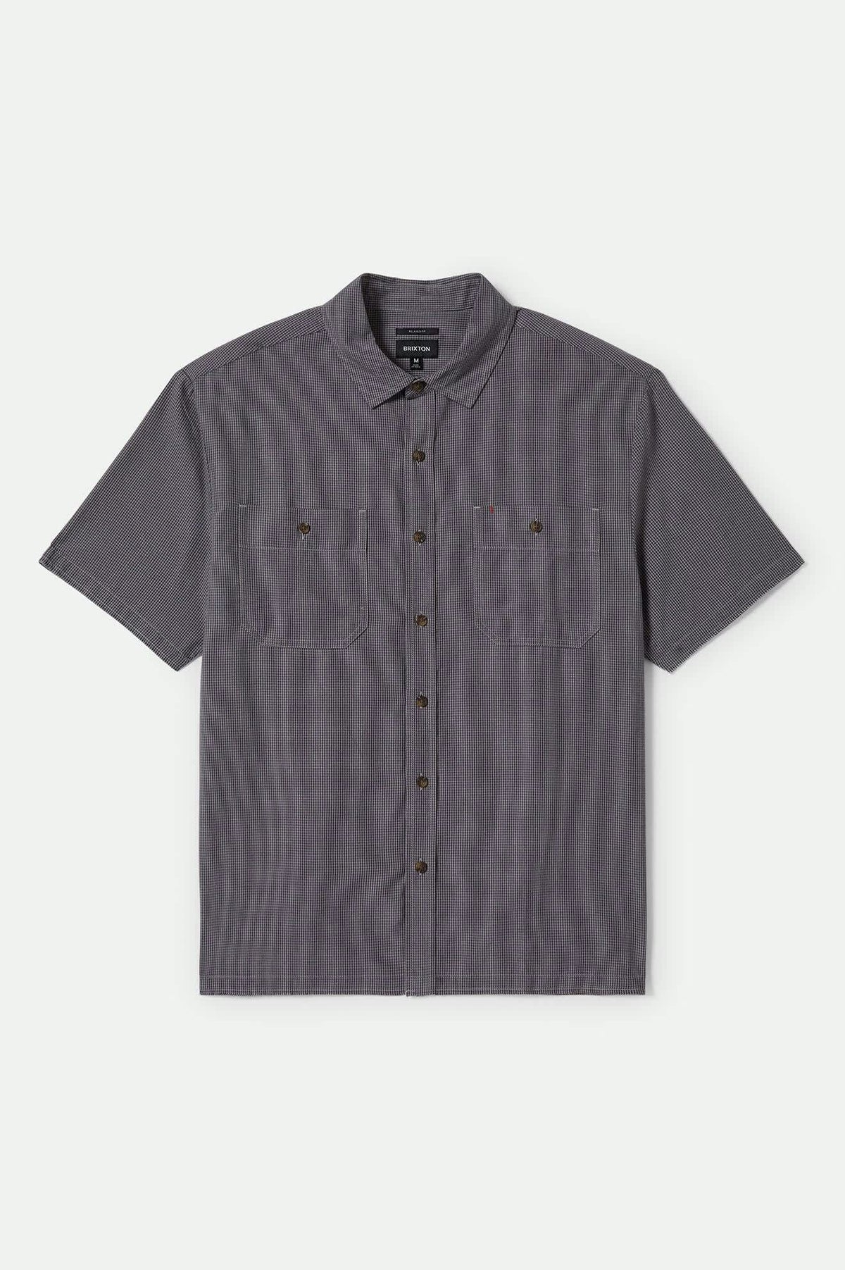 brixton camicie Cru Micro Plaid S S Wvn