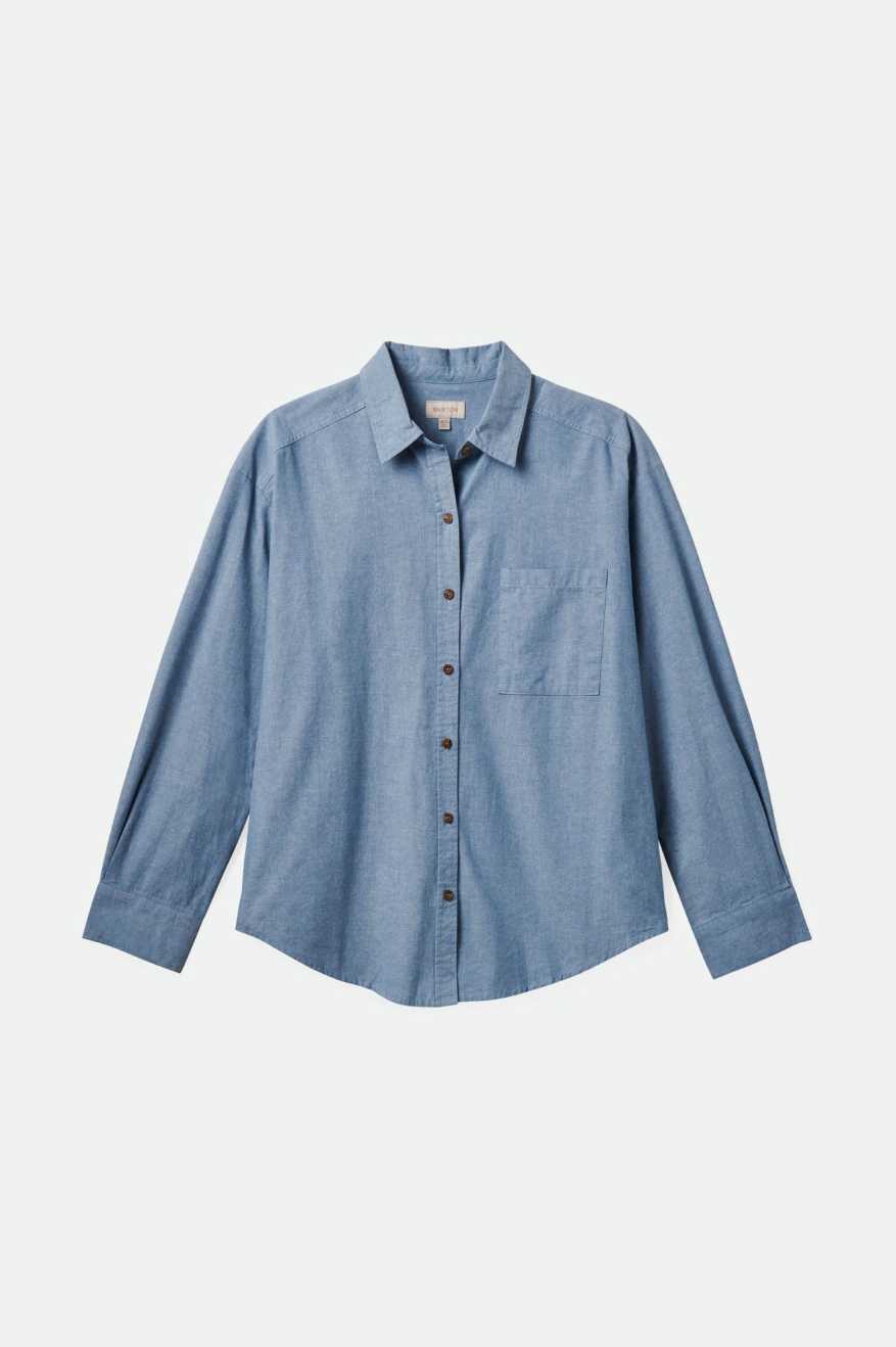 brixton camicie East Side Boxy L S Wvn