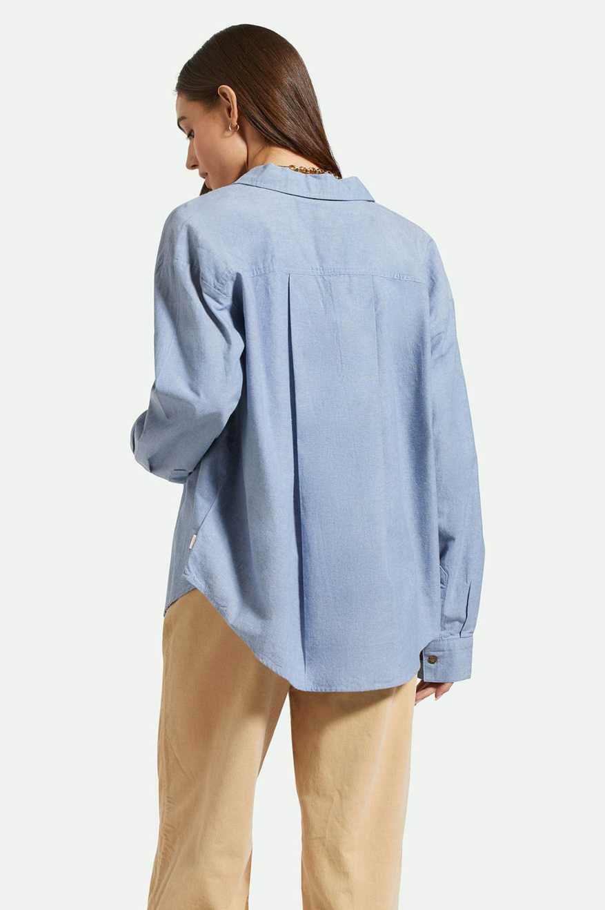 brixton camicie East Side Boxy L S Wvn