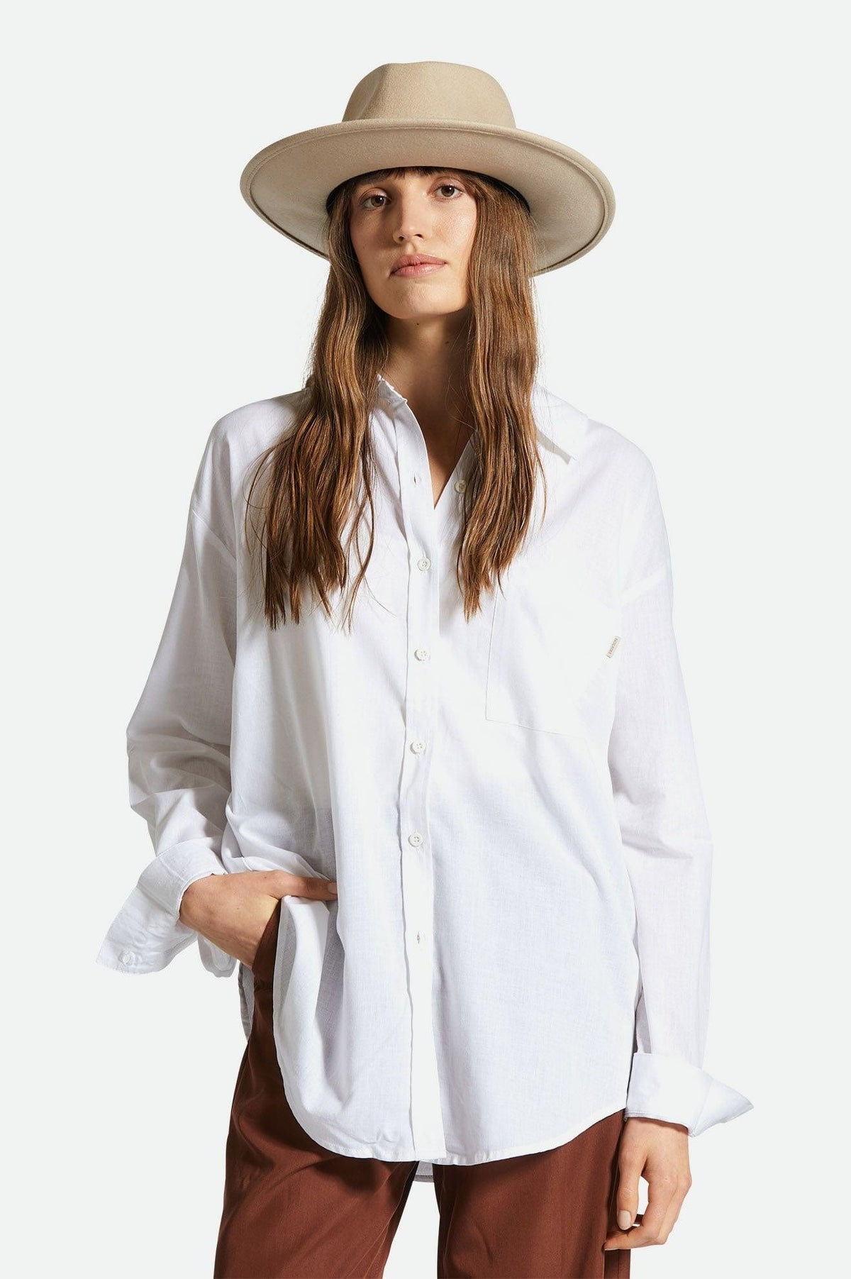 brixton camicie SIDNEY OVERSIZED L S WVN