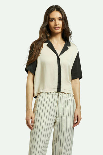 camicie brixton SILKY S S BOWLING BUTTON DOWN