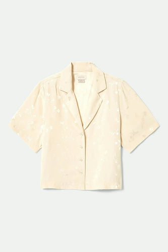 camicie brixton SILKY S S JACQUARD BUTTON DOWN