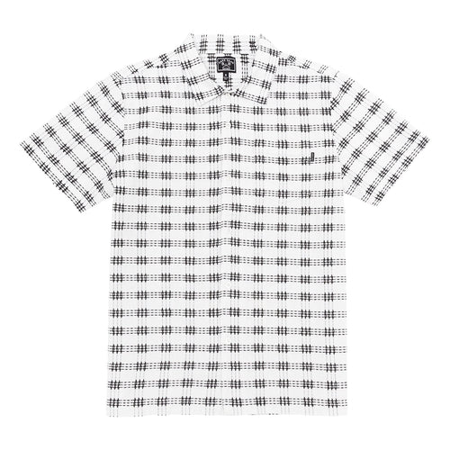 camicie dark seas MAMBO WOVEN - WHITE/BLACK
