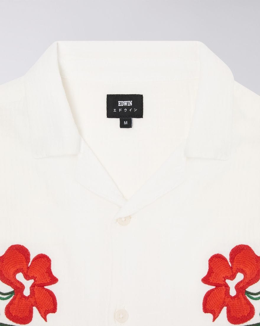 edwin camicie Kbar Shirt Ss Off White