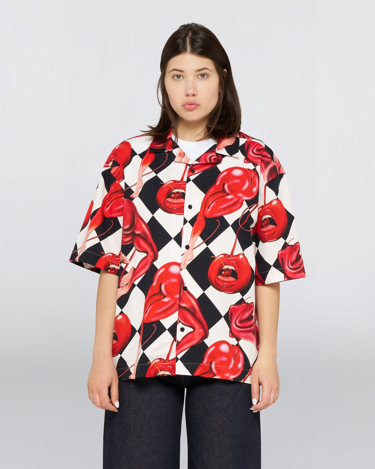 edwin camicie Miki Kim Cherry Shirt Ss