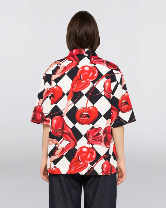 edwin Miki Kim Cherry Shirt Ss foto 6