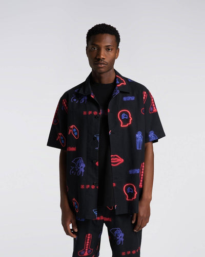 camicie edwin PARADISE INN SHIRT SS - PARADISE INN AOP