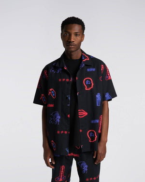 PARADISE INN SHIRT SS - PARADISE INN AOP