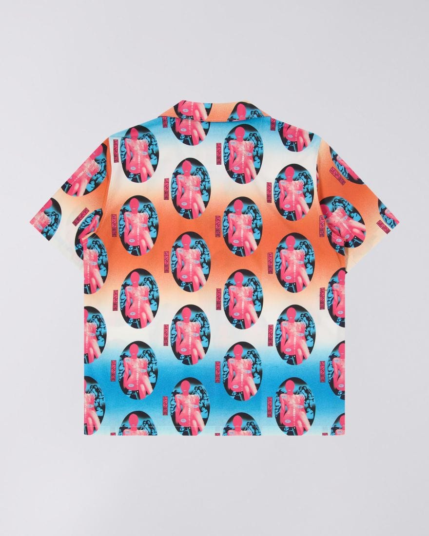 edwin camicie Pinku Sinema Shirt Ss Multicolor
