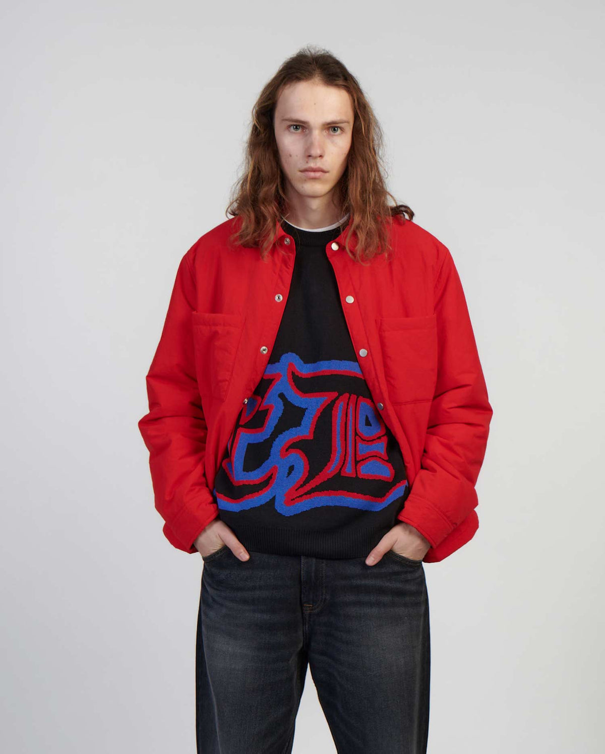 edwin camicie Sphere Padded Overshirt Ls