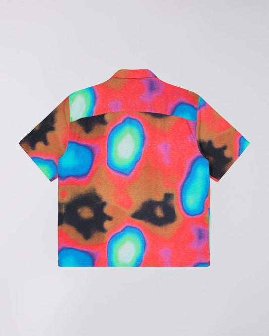 edwin TERAHERTZ SHIRT SS - TERAHERTZ RED AOP foto 5