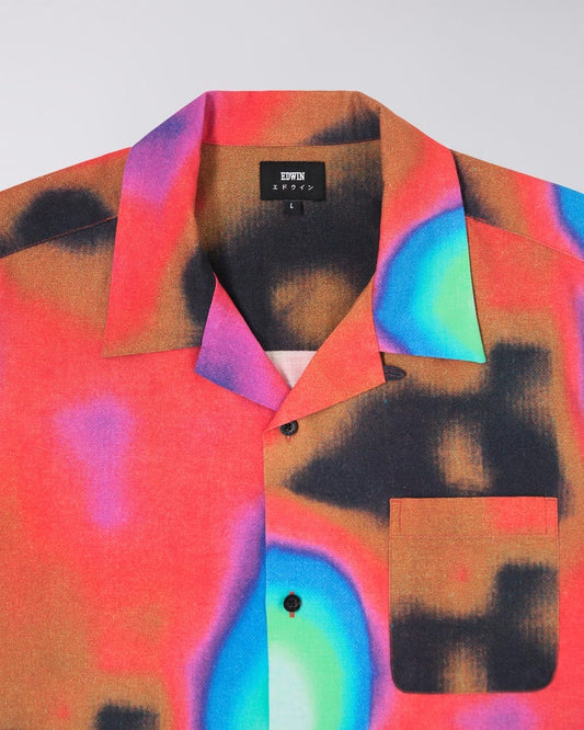 edwin TERAHERTZ SHIRT SS - TERAHERTZ RED AOP foto 6