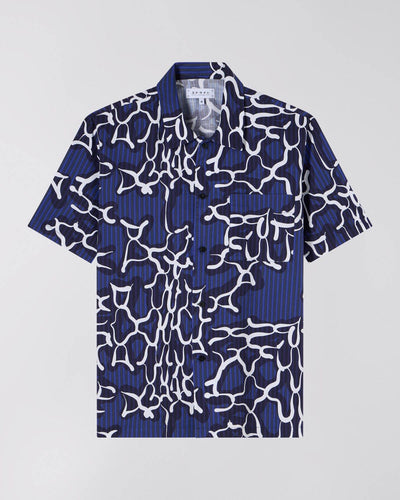 camicie edwin YUGAMI STRIPES SHIRT SS