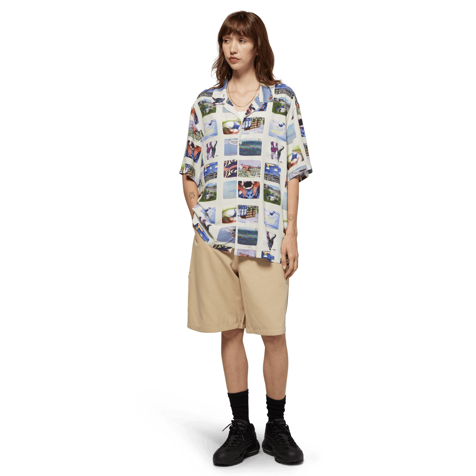 huf camicie 500 Channels S S Resort Shirt