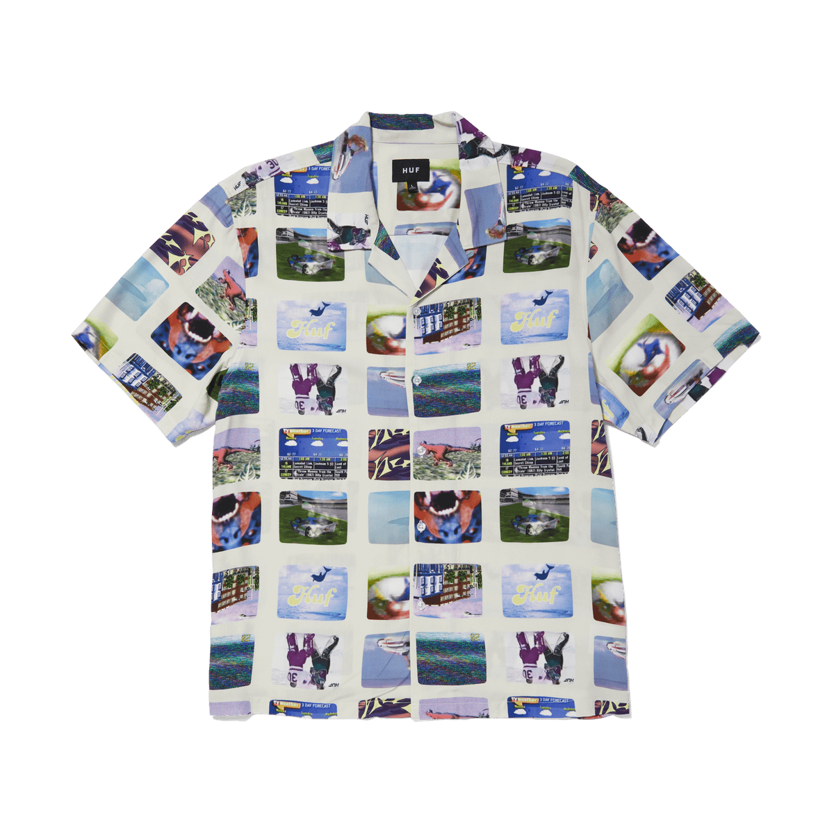 huf camicie 500 Channels S S Resort Shirt