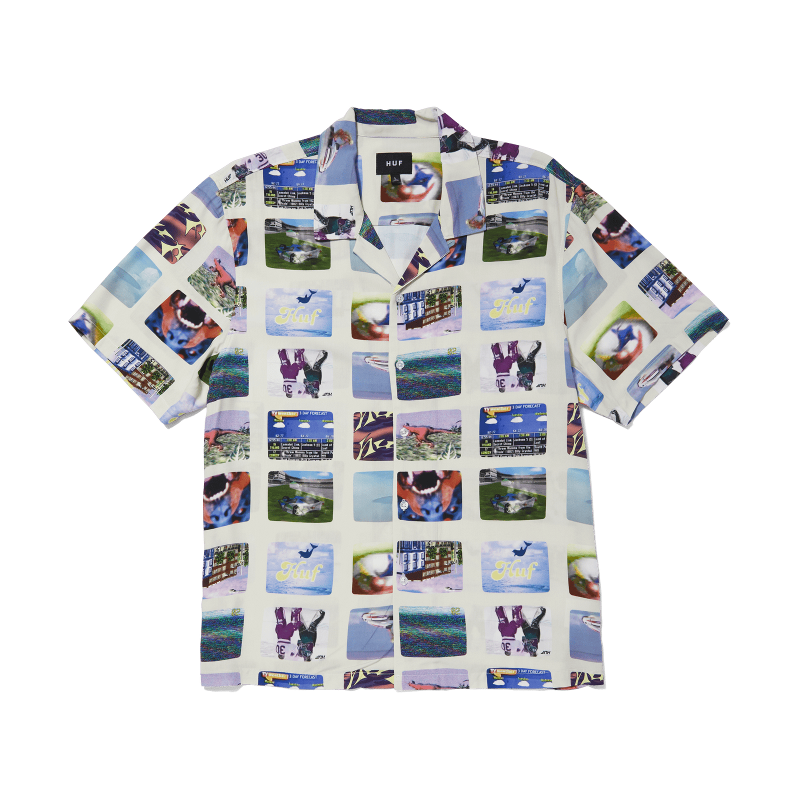 huf camicie 500 Channels S S Resort Shirt
