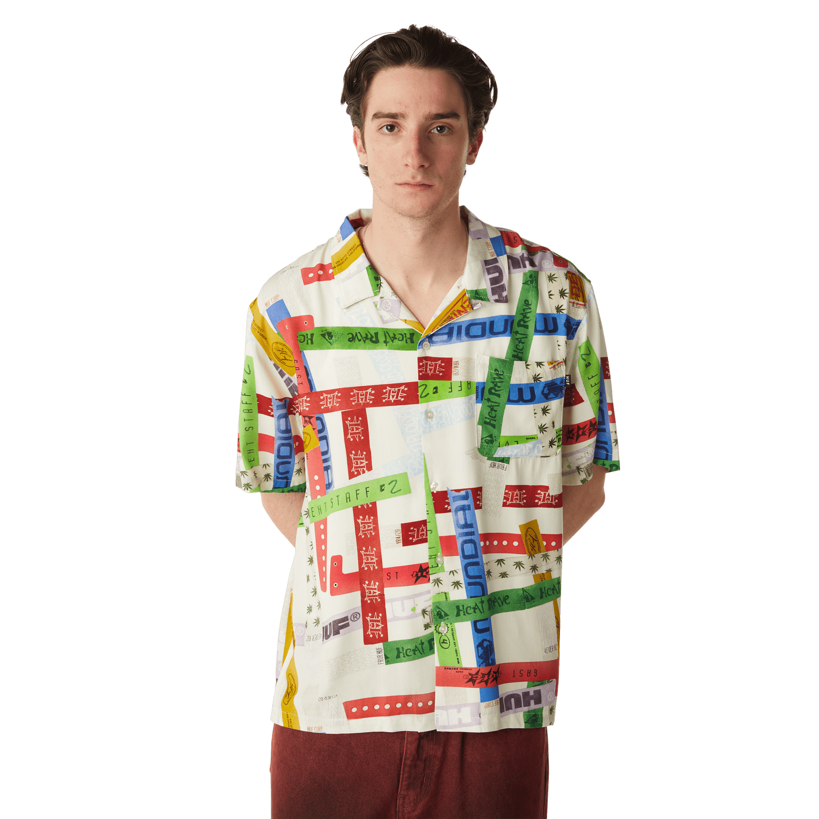 huf camicie Admission S S Resort Shirt