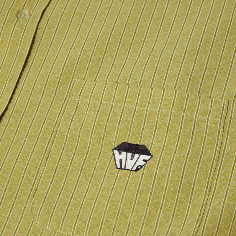huf camicie Big Block Striped Ss Shirt