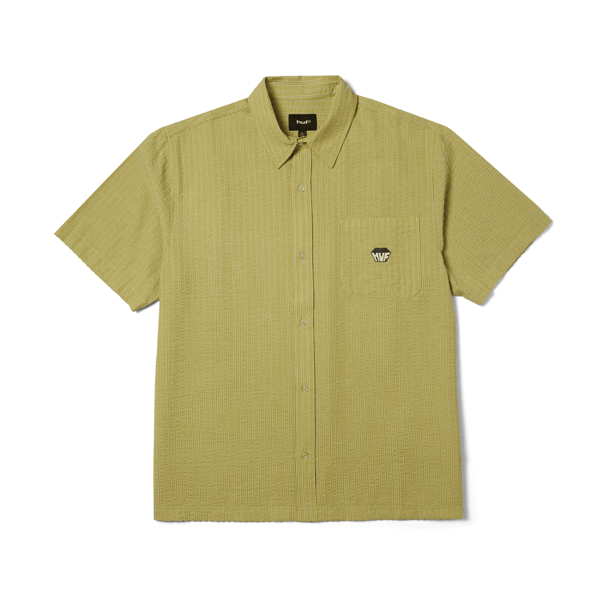 huf camicie Big Block Striped Ss Shirt