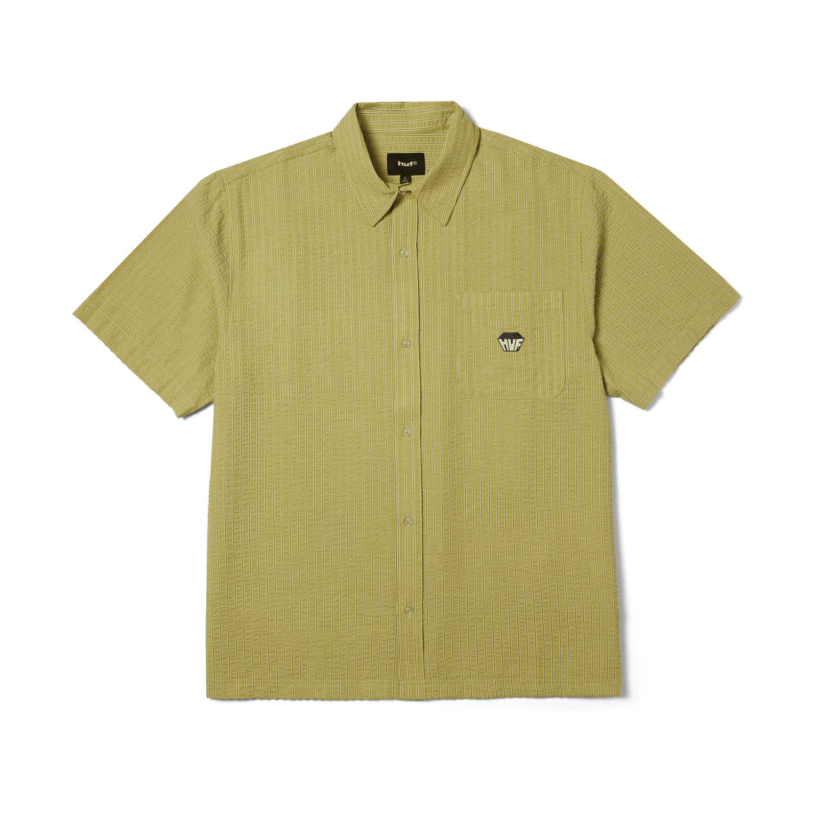 huf camicie Big Block Striped Ss Shirt