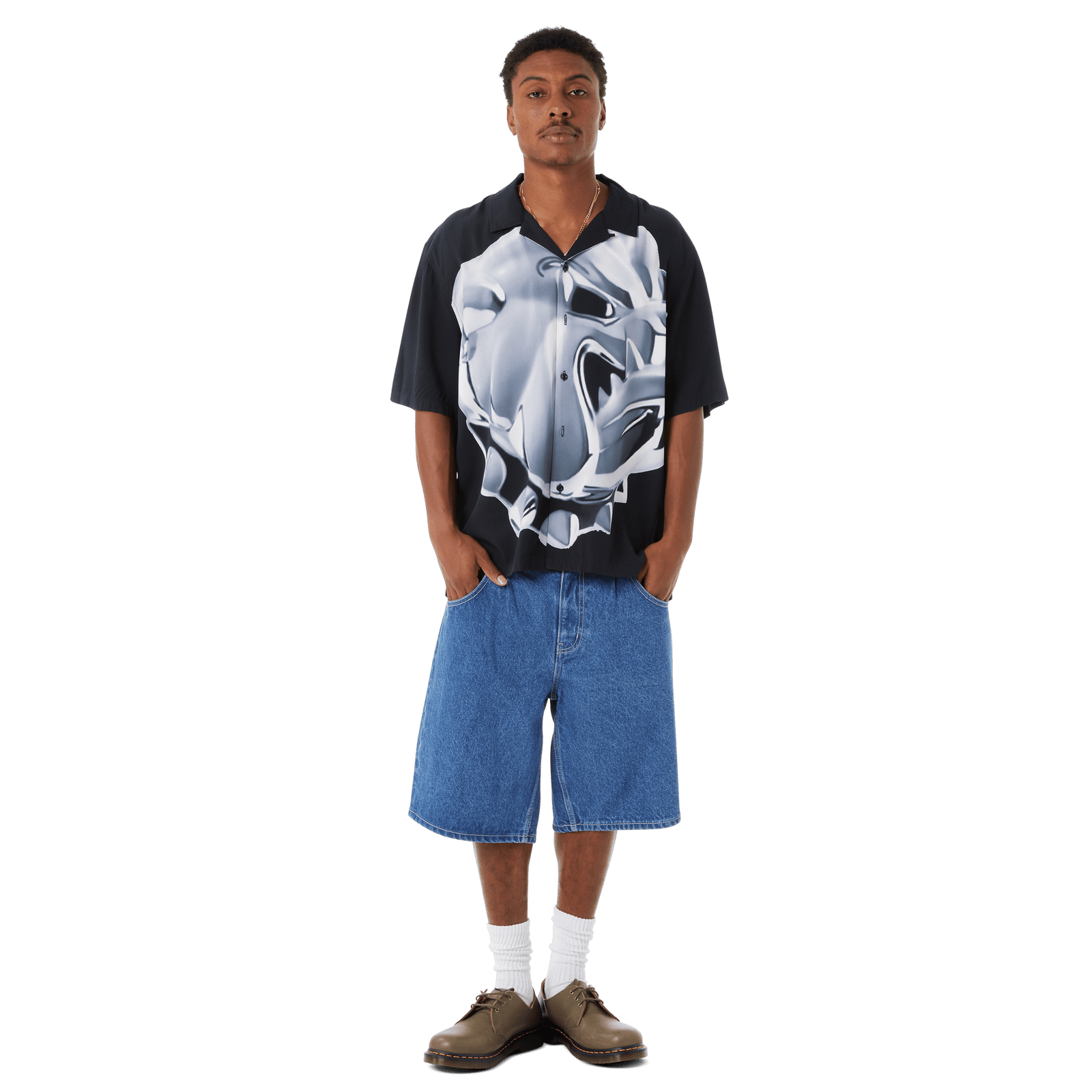 huf camicie Big Dawg S S Resort Shirt