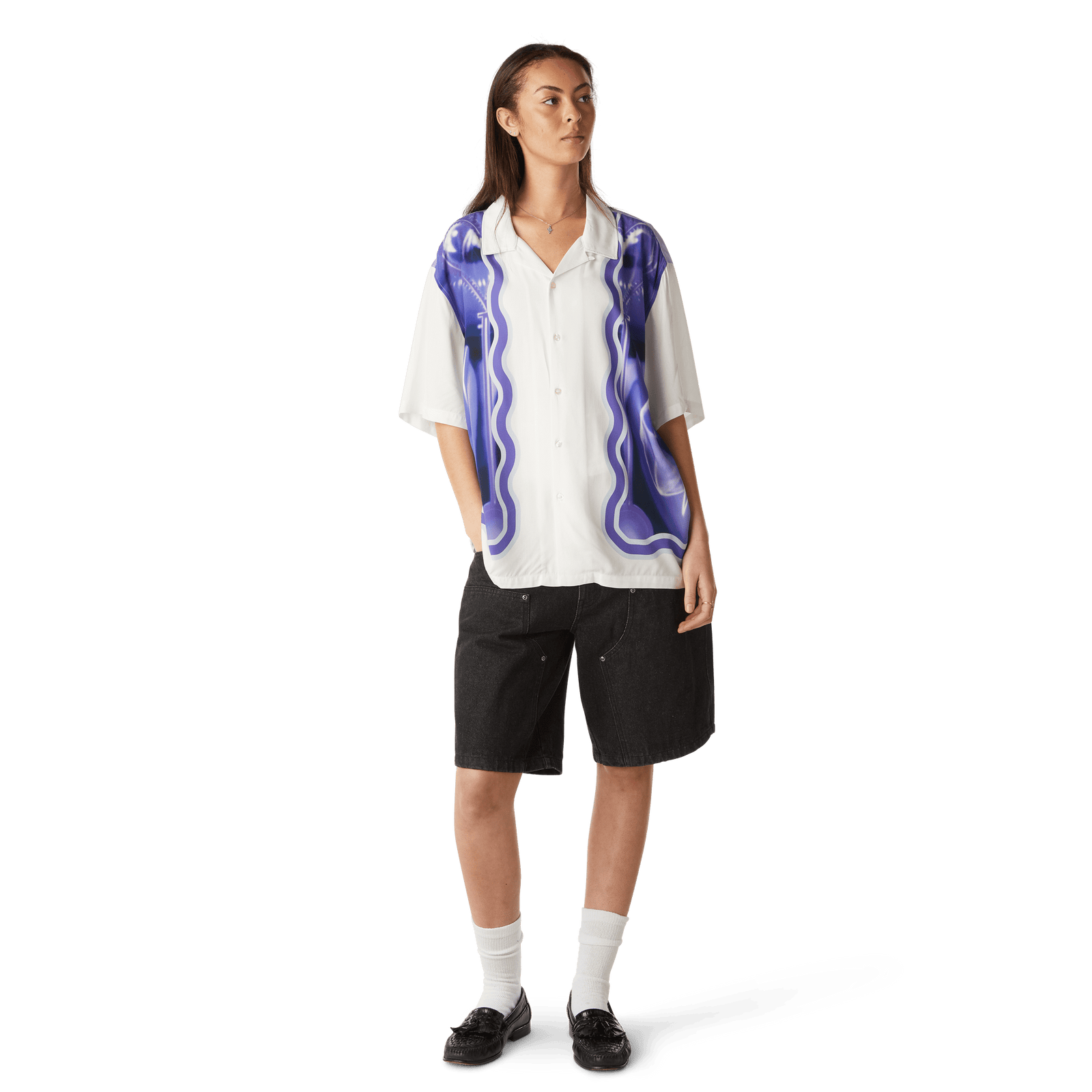 huf camicie Bubble S S Resort Shirt