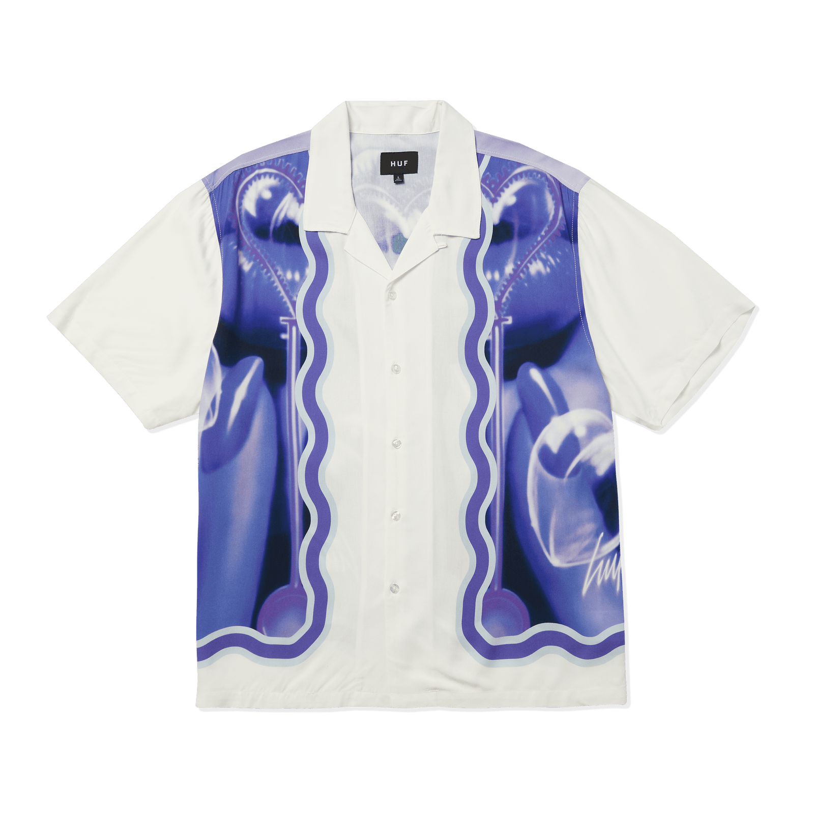 huf camicie Bubble S S Resort Shirt