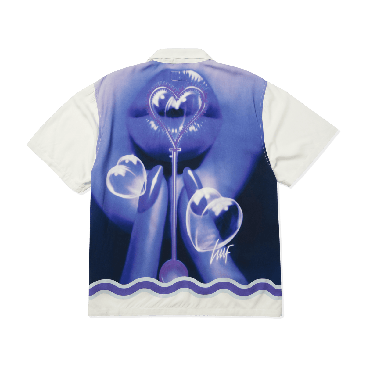 huf camicie Bubble S S Resort Shirt