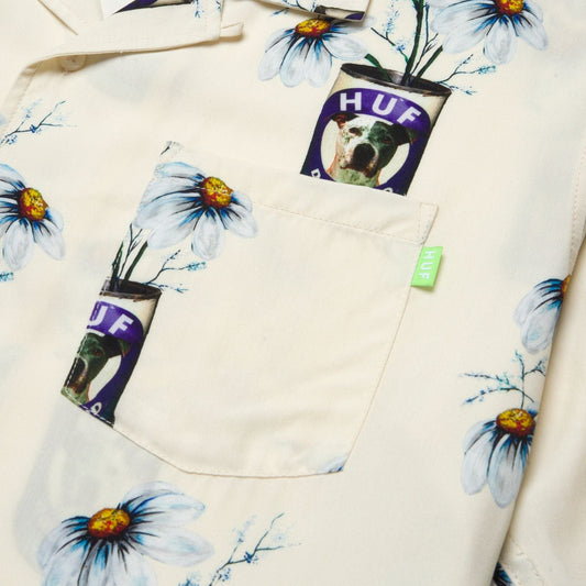 huf CANNED S/S RESORT TOP - OFF WHITE foto 5