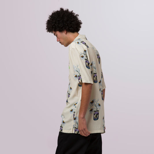huf CANNED S/S RESORT TOP - OFF WHITE foto 3