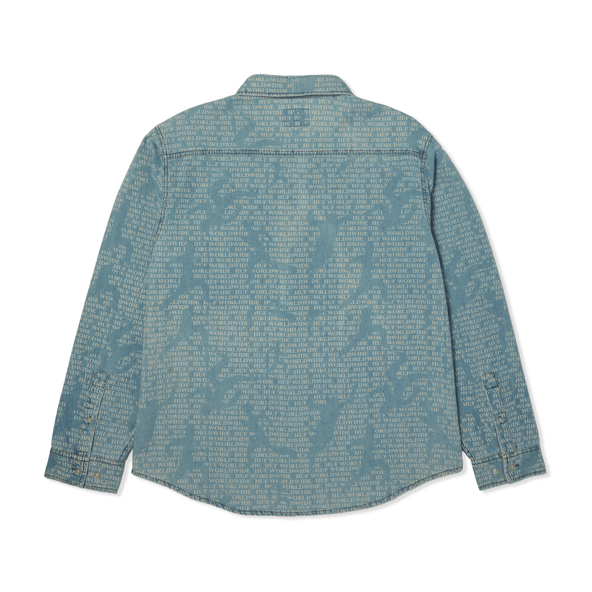 huf camicie Ceremony Denim Shirt
