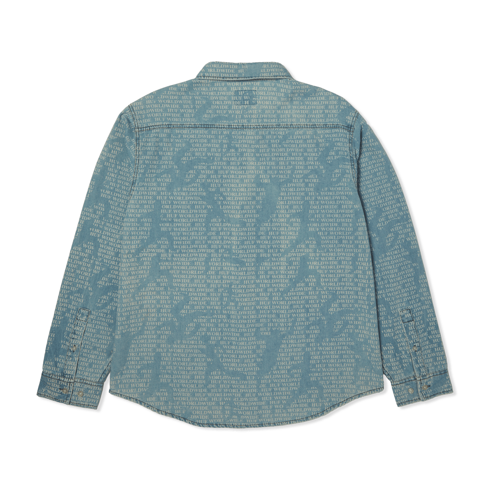 huf camicie Ceremony Denim Shirt